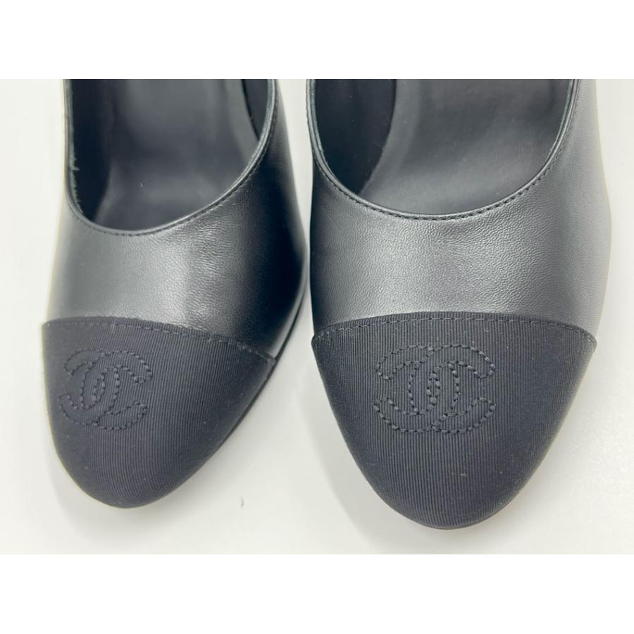CHANEL（シャネル） パンプス ラムスキン ブラック 靴 レディース ココ