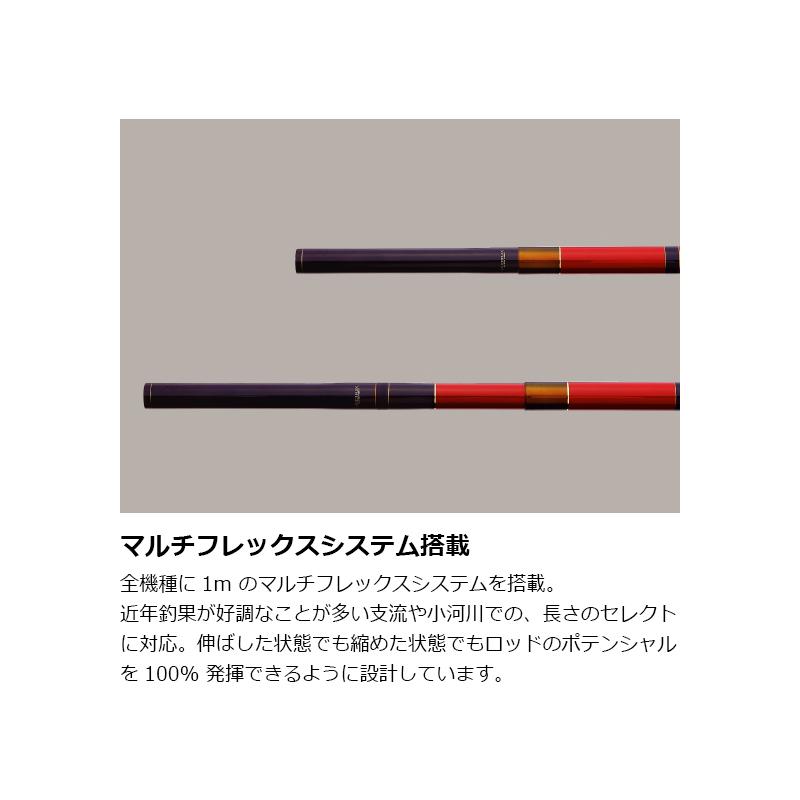 Gamakatsu（がまかつ） がま鮎 マルチフレックス100伸徹3 引抜急瀬 8.5