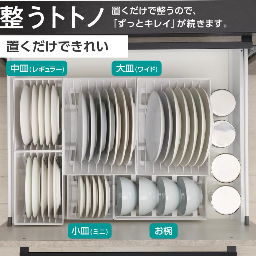 トトノ リッチェル キッチン収納 トトノ（totono） 食器を立てて