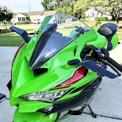 並行輸入品】 カワサキニンジャ スポーツウィングミラーレット zx4r
