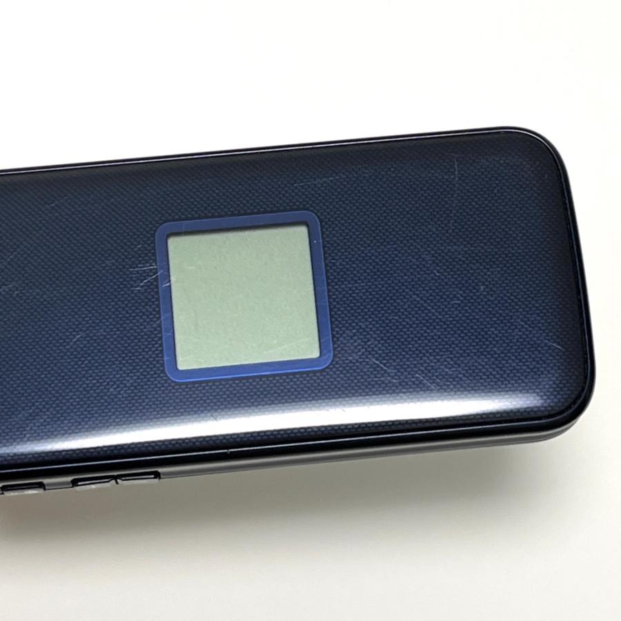 らくらくシリーズ 【良品】らくらくホン F-02J ネイビー ドコモ SIM