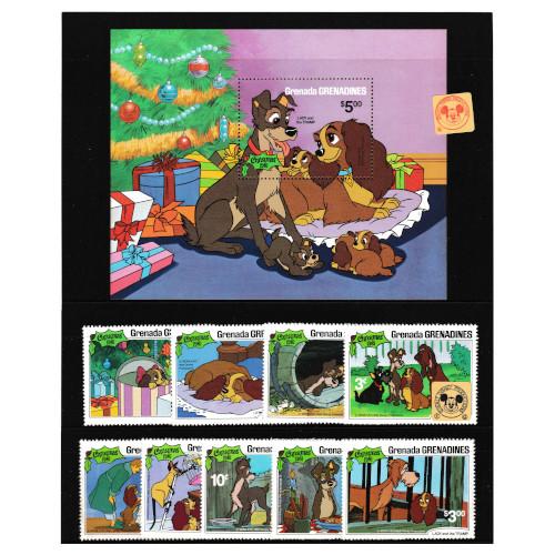 ディズニー切手 グレナダグレナディン諸島(イギリス領) クリスマス切手