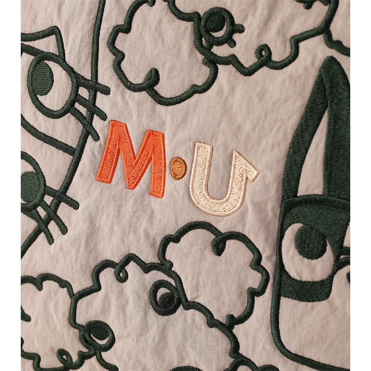 M・U SPORTS MU SPORTS MU スポーツ 軽量変顔キャラクター刺繍マルチ