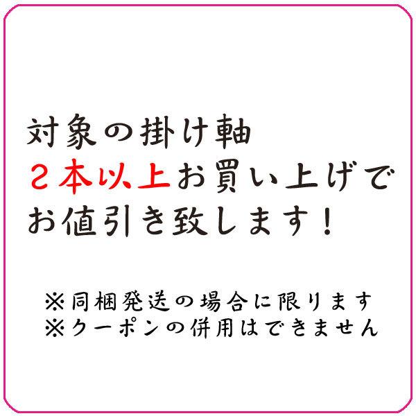 掛軸 (掛け軸) 年中掛け 四季花鳥 お得な4本セット 田村竹世 尺五立