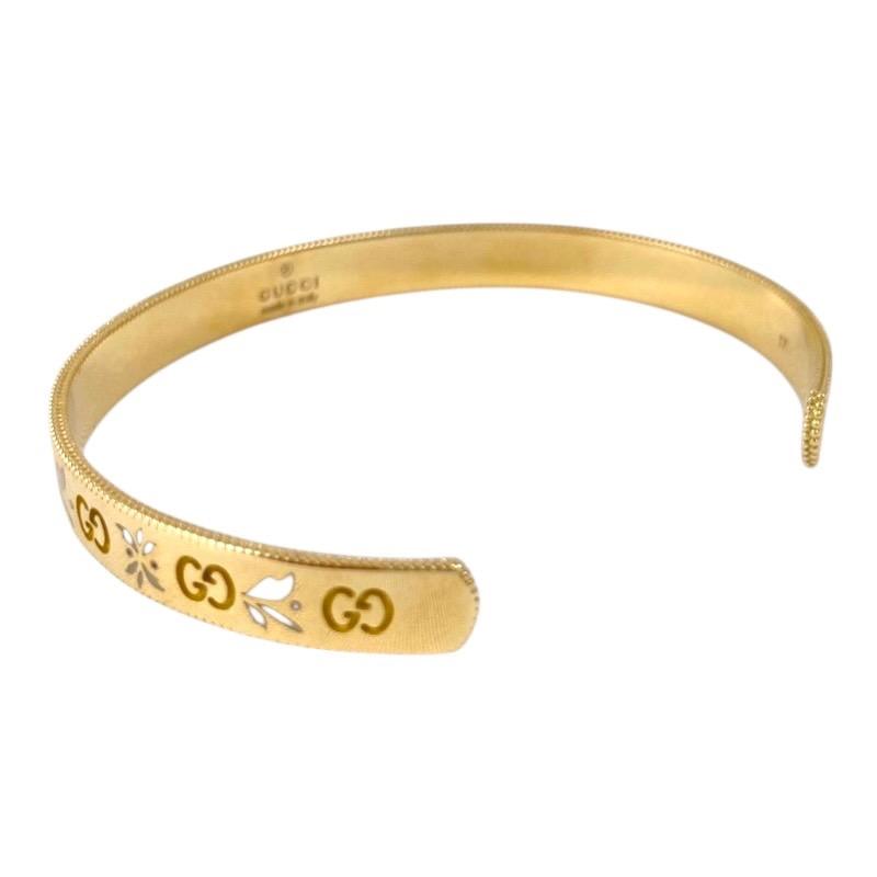 GUCCI（グッチ） 【GUCCI】グッチ アイコン ブレスレット バングル K18