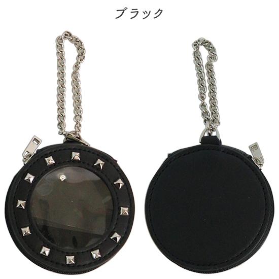 スタッズ ケース ポーチ キーホルダー 缶バッジ アクスタ アクリル