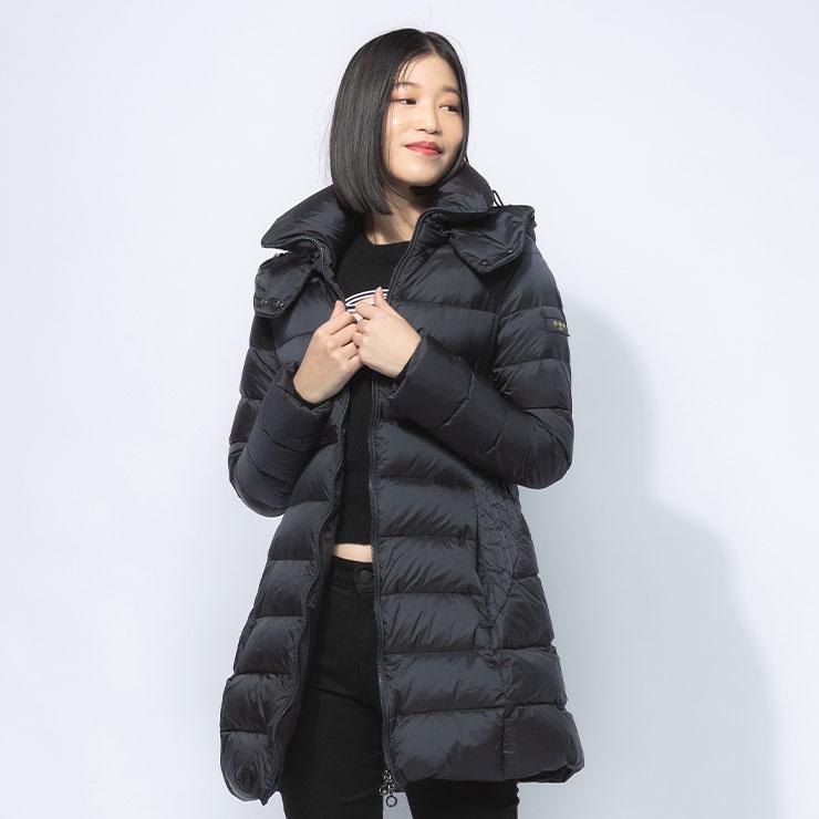 TATRAS（タトラス） フード着脱 フルジップ ダウンコート POLITEAMA