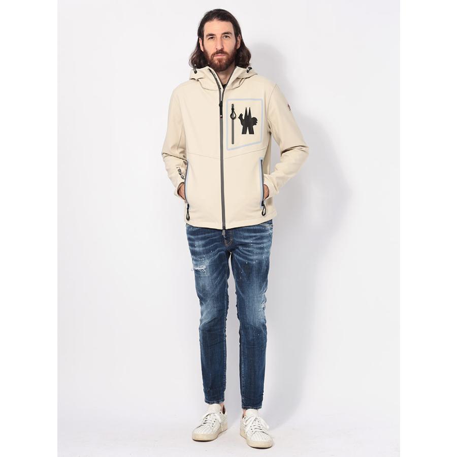MONCLER（モンクレール） MONCLER BIGロゴ 裏起毛 フルジップ パーカー