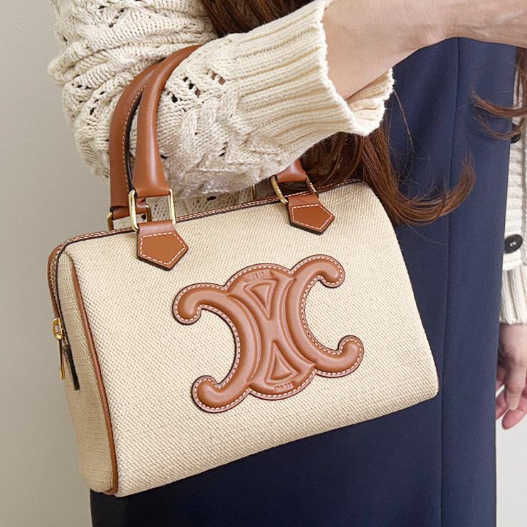 CELINE（セリーヌ） CELINE 2WAY キュイル スモール ボストンバッグ