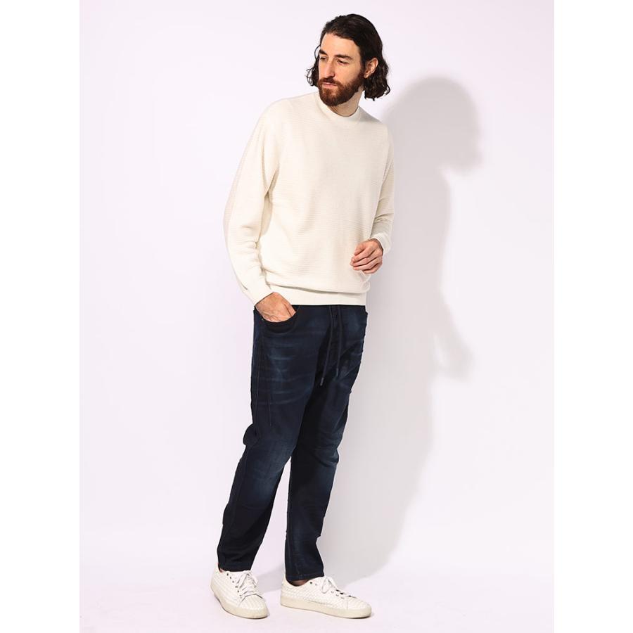 EMPORIO ARMANI エンポリオアルマーニ ウール100％ リブ編み クルー