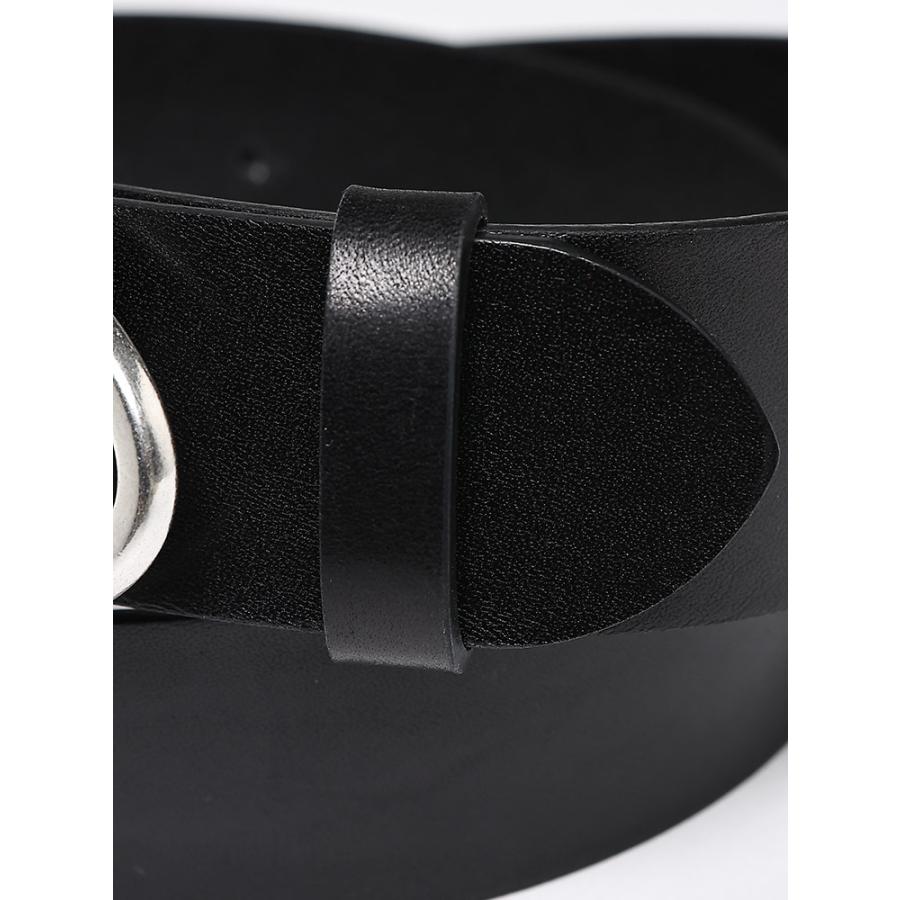 DIESEL（ディーゼル） プルアップレザー Dロゴ バックル留め ベルト