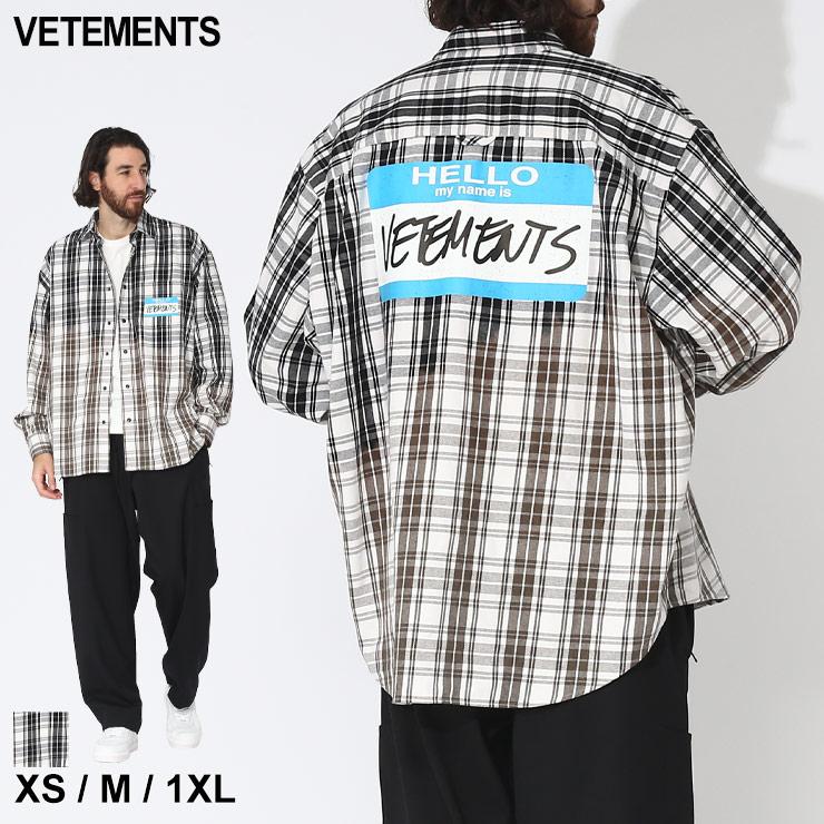 VETEMENTS（ヴェトモン） シャツ チェックシャツ メンズ