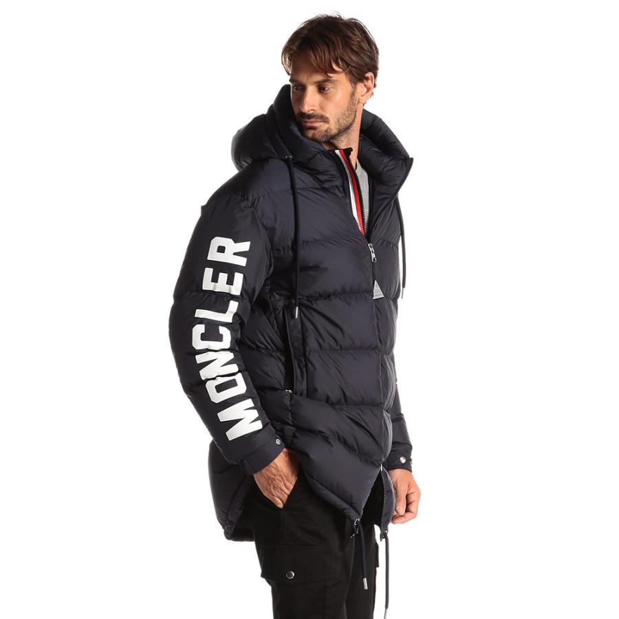 MONCLER（モンクレール） メンズ ダウンジャケット ロゴ 袖プリント