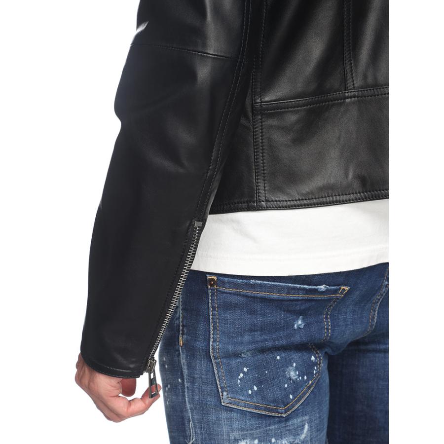 LOEWE（ロエベ） レザー ジップ ライダースジャケット メンズ