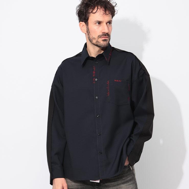 MARNI（マルニ） トロピカルウール ステッチアクセント 長袖