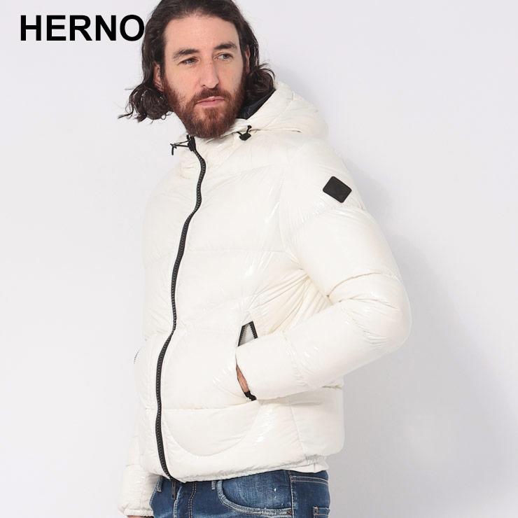 HERNO（ヘルノ） 撥水 グロスボンバージャケット メンズ GLOSSY