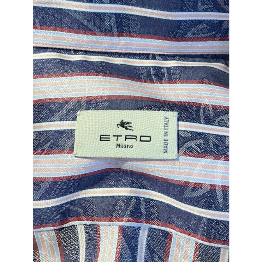 ETRO（エトロ） シャツ トップス ストライプ×ペイズリー ボタンダウン