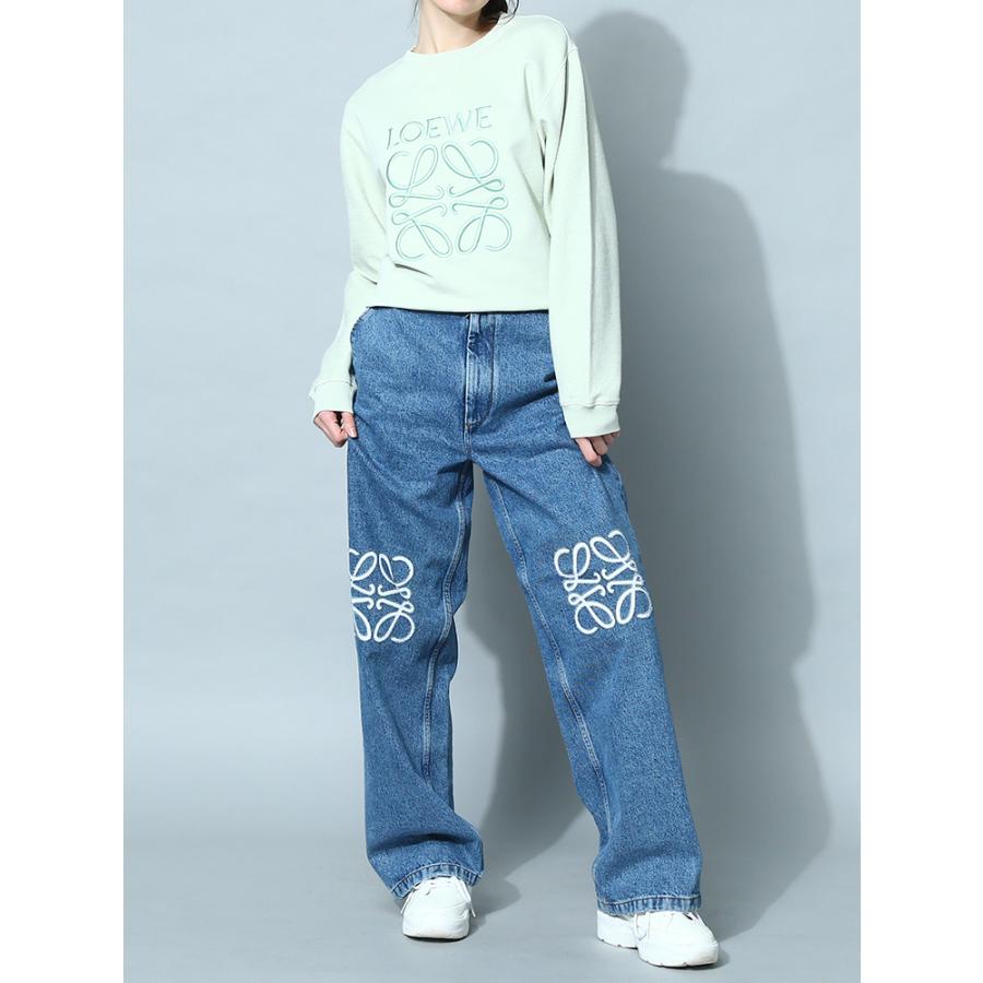 LOEWE（ロエベ） デニム ジーンズ ワイドデニム レディース アナグラム