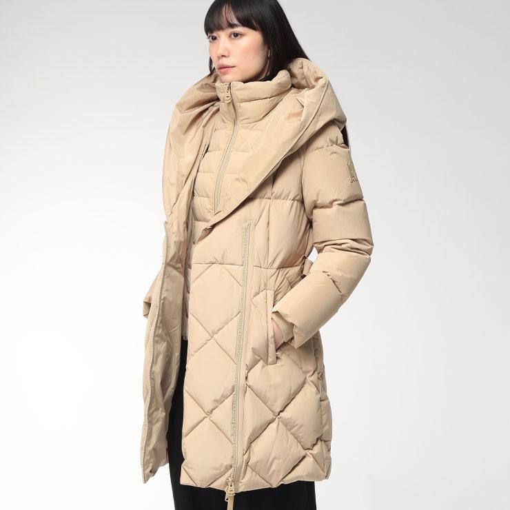 Mackage マッカージュ ダウン コート レディース ロング丈 フード