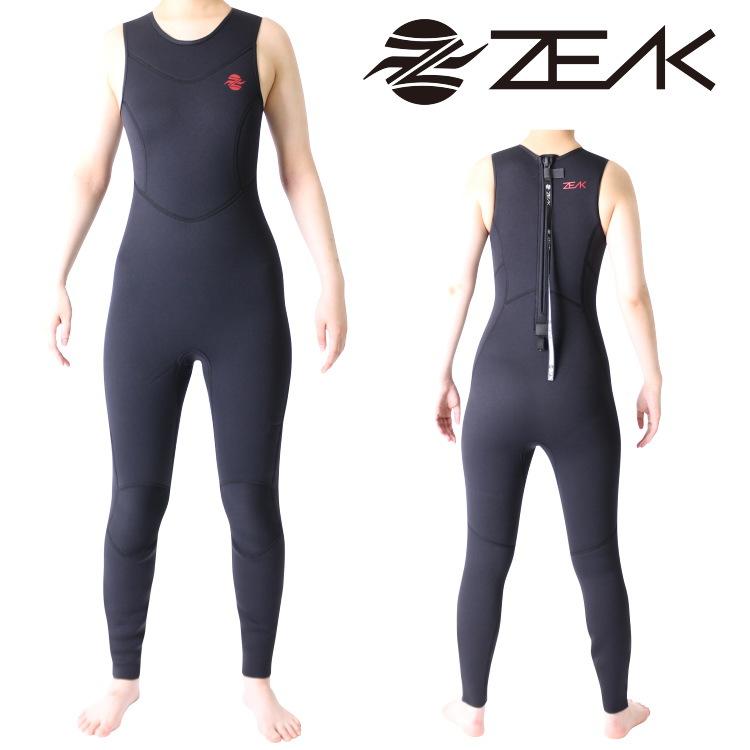 ZEAK(ジーク) ウェットスーツ 女性用 レディース ロングジョン