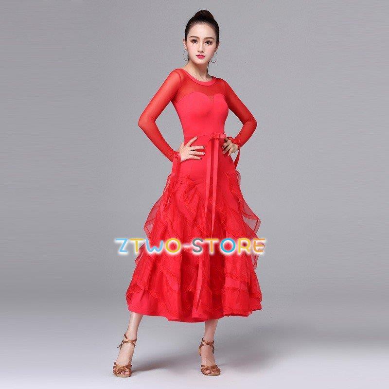 社交ダンス モダンドレス ラテン衣装 ワルツ タンゴ ワンピース ルンバ