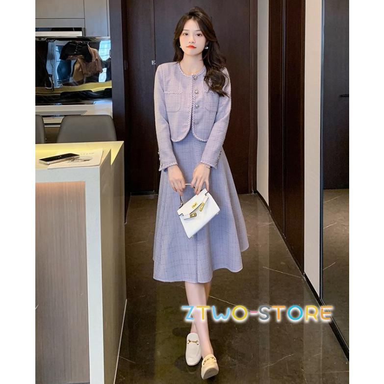 セットアップ スーツ レディース きれいめ ツイードスカート ノー