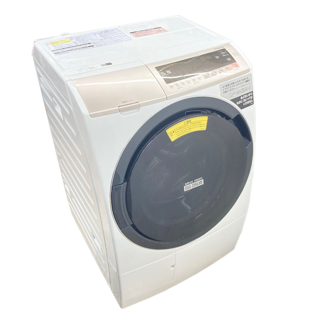 日立 ビッグドラム ドラム式洗濯乾燥機 左開き BD-SV110CL（N