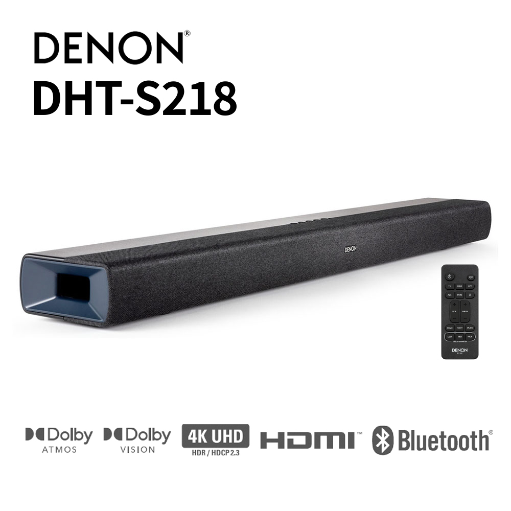 DENON DENON デュアルサブウーファー内蔵 Dolby Atmosサウンドバー DHT
