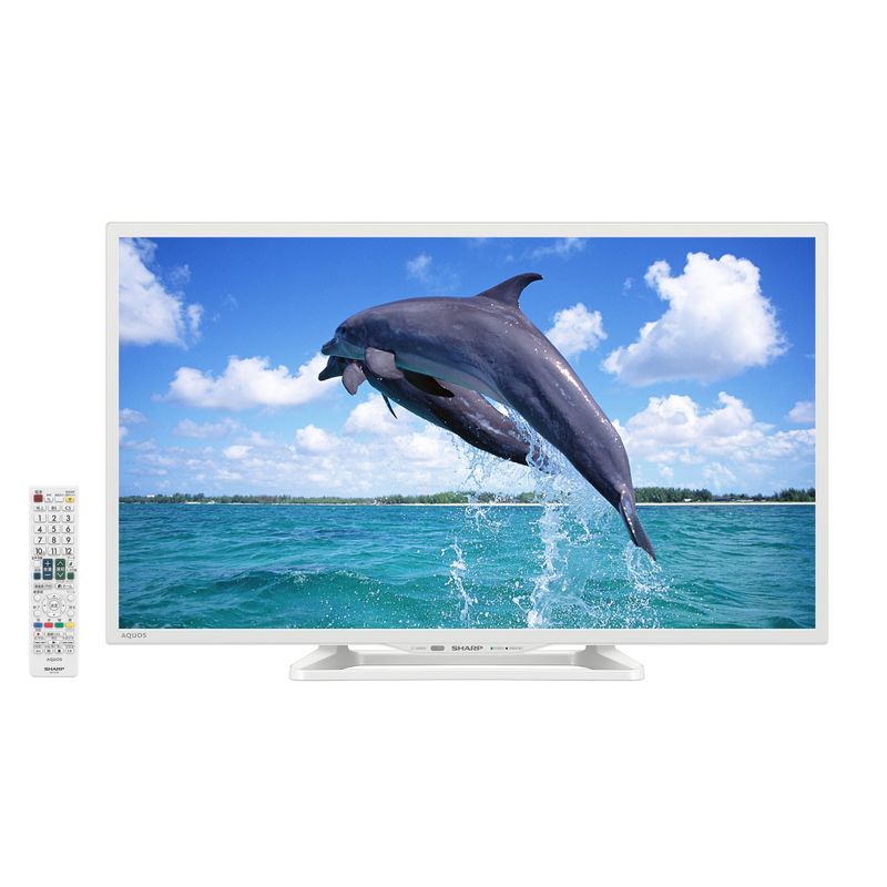 シャープ AQUOS LC-32W25-W ［32V型 ホワイト］ 液晶テレビ、薄型