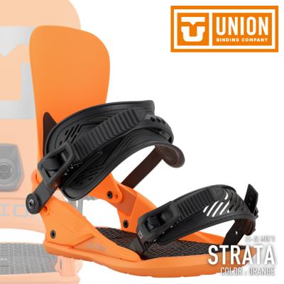 UNION BINDING スノーボード ビンディング（色：オレンジ系