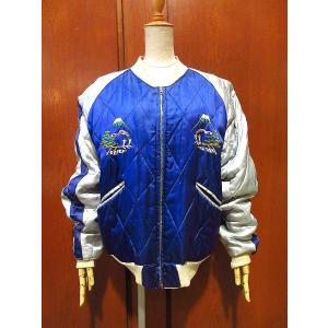 ビンテージ70's○SAMMY'S GUAM U.S.A.刺繍入りスーベニアジャケット黒