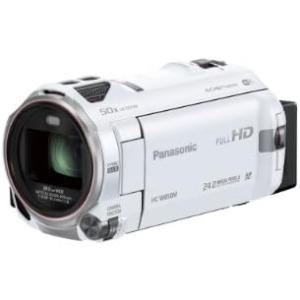 パナソニック HDビデオカメラ W570M ワイプ撮り 90倍ズーム ホワイト