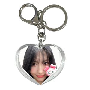 モモ TWICE トゥワイス 両面 写真入り キーホルダー 韓流 グッズ js125