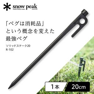 snow peak（スノーピーク） ソリッドステーク 30 6本セット ペグ 30cm