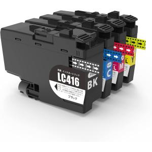 ブラザー工業 ブラザー プリンターインク 4色組 LC416-4PK Brother