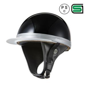 ヘルメット コルク半キャップ 三つボタン オレンジラメ 新品 半ヘル