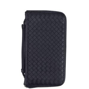 Bottega Veneta ラウンドファスナー長財布 イントレチャート レザー