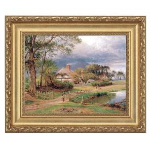 絵画 油絵 竹内敏彦 肉筆油絵 風景画 ヨーロッパ F10 送料無調