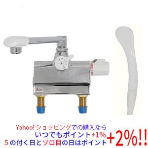 KVK KM3008R KVK デッキ形サーモスタット式混合栓 190mmパイプ 右