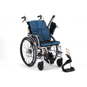 日進医療器 座王 6輪車 自走型 NA-506W レッド 座幅座幅42-前座38cm