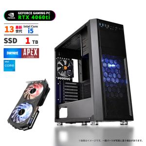 インテル（intel） ゲーミングPC RTX4060 intel 13世代 デスクトップ
