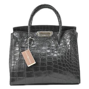 クロコダイル 美品 リアル アリゲーター 超豪華 トートバッグ 黒