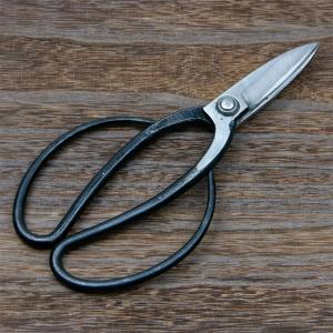 佐保 佐助型 大久保鋏 3寸5分刃 青紙鋼 カシメ止め 総手造り鍛造品