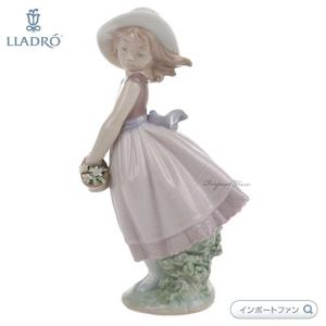 LLADRO（リヤドロ） リヤドロ（Lladro リアドロ 陶器人形 置物） 花と