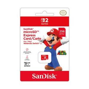 Nintendo Switch SanDisk microSD Express Card 256GB for 2 : きゃら