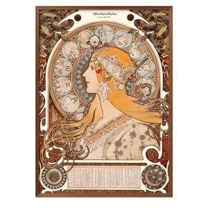 黄道十二宮 ミュシャ 世界の名画 アートポスター【TXA-009】 : ムー