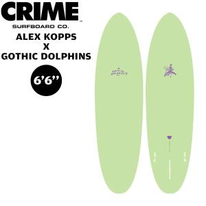 サーフボード ミッドレングス CRIME STUBBY 7`6 VOLAN WHITE クライム