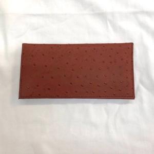 皇居勤労奉仕記念品 クロコダイル 長財布 茶色 つやなし クリック