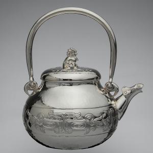 煎茶道具 洗瓶 銀瓶 銀燻 約500ml : 茶道具いまや静香園 - 通販