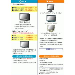 商品と同時にお申し込みください・テレビ15型以下リサイクル